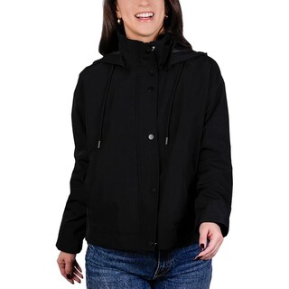 Foto 6 | Foto 6 | Chamarra Impermeable Para Dama Con Gorro Greenlander Negro