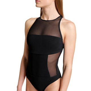 Foto 4 | Foto 4 | Traje De Baño Arena Feel Mesh Panels Swim Pro Back Para Mujer Negro