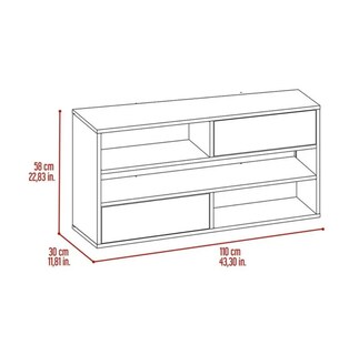 Foto 4 | Foto 4 | Repisa Flotante Organizadora Central Para Sala O Recámara Color Chocolate | Excelsior
