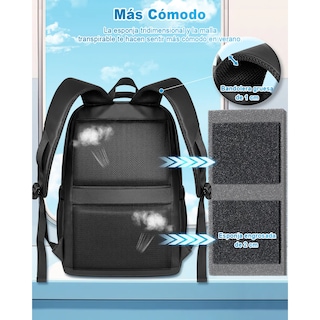 Foto 4 | Foto 4 | Mochila Antirrobo Impermeable Eo Safe Imports Esi-24863 Negro