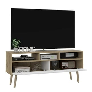 Foto 2 | Foto 2 | Mesa Para Tv Hasta 65 Pulgadas Con Entrepaños Organizadores Color Blanco | Excelsior