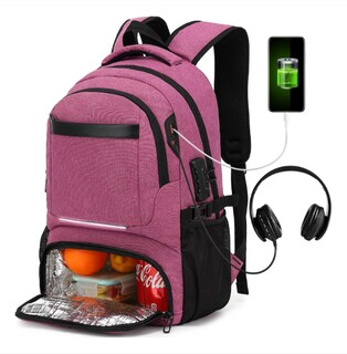 Foto 2 | Foto 2 | Mochila De Almuerzo Antirrobo Impermeable Xtellar Modelo Rosa