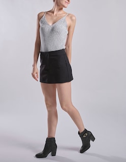 Foto 6 | Foto 6 | Botín Casual Westies Negro Sintético Para Mujer