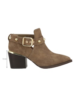 Foto 5 | Foto 5 | Botin Casual Westies Café Gamuza Para Mujer