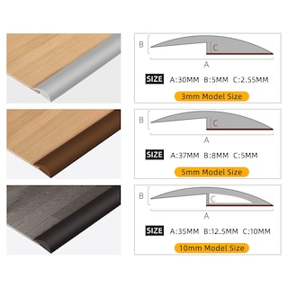 Foto 6 | Foto 6 | Bandeja Para Bordes De Piso Alfombra Y Piso 20 Pies Gris - Venta Internacional.