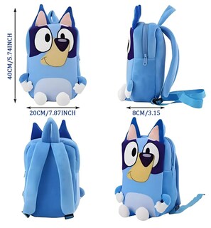 Foto 3 | Foto 3 | Mochila Infantil Diseño Bluey Modelo Azul