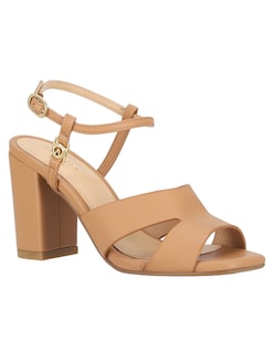 Foto 1 | Foto 1 | Sandalia De Tacón Casual Westies Café Sintético Para Mujer