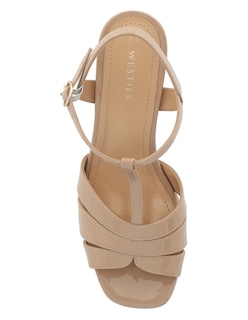 Foto 4 | Foto 4 | Sandalia De Tacón Casual Westies Beige Sintético Para Mujer