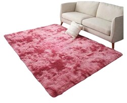 Alfombra Esponjosa Antideslizante Modelo Rojo