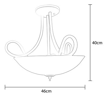 Foto 6 | Foto 6 | Candil de Techo Cityluz Capuchino Herrería Chocolate