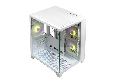 Foto 2 | Foto 2 | Gabinete Panzer Ii Cubo Mini-tower Micro-atx Xzeal Usb 2.0/3.0 Sin Fuente 3 Ventiladores Instalados Blanco