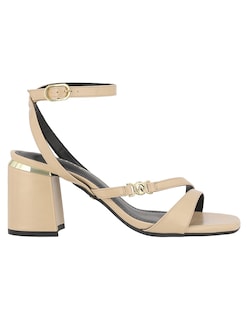 Foto 2 | Foto 2 | Sandalia De Tacón Casual Westies Beige Sintético Para Mujer