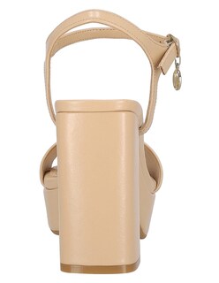 Foto 3 | Foto 3 | Sandalia De Tacón Casual Westies Beige Sintetico Para Mujer