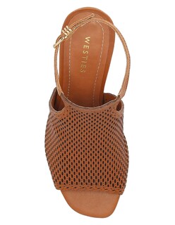 Foto 4 | Foto 4 | Sandalia De Tacón Casual Westies Cafe Piel Para Mujer