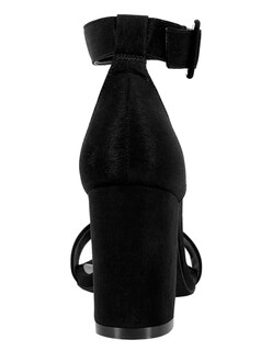 Foto 3 | Foto 3 | Sandalia De Tacón Casual Westies Negro Sintético Para Mujer