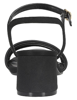 Foto 3 | Foto 3 | Sandalia De Tacón Casual Westies Negro Textil Para Mujer