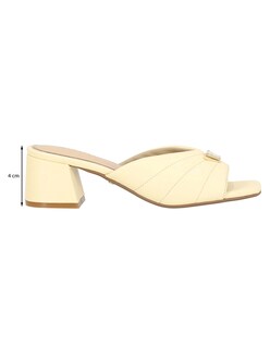 Foto 5 | Foto 5 | Sandalia De Tacón Casual Westies Amarillo Sintetico Para Mujer