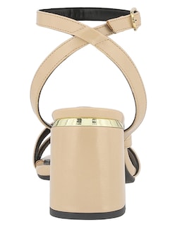 Foto 3 | Foto 3 | Sandalia De Tacón Casual Westies Beige Sintético Para Mujer