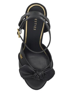 Foto 4 | Foto 4 | Sandalia De Tacón Casual Westies Negro Sintetico Para Mujer