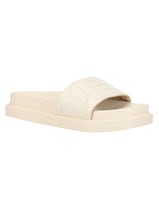 Sandalia Plana Casual Westies Beige Sintetico Para Mujer
