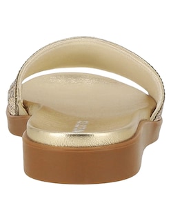 Foto 3 | Foto 3 | Sandalia Casual Westies Dorado Textil Para Mujer