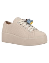 Tenis Casual Westies Beige Sintético Para Mujer