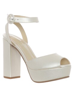 Foto 1 | Foto 1 | Sandalia De Tacón Casual Westies Beige Sintético Para Mujer