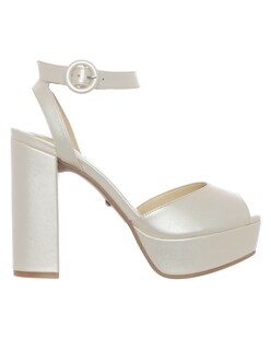 Foto 2 | Foto 2 | Sandalia De Tacón Casual Westies Beige Sintético Para Mujer