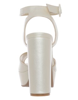 Foto 3 | Foto 3 | Sandalia De Tacón Casual Westies Beige Sintético Para Mujer