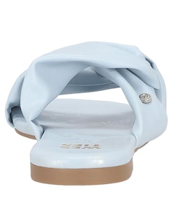 Foto 3 | Foto 3 | Sandalia Plana Casual Westies Azul Sintetico Para Mujer