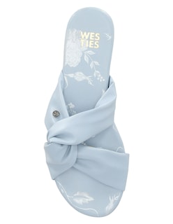 Foto 4 | Foto 4 | Sandalia Plana Casual Westies Azul Sintetico Para Mujer