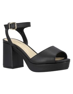 Foto 1 | Foto 1 | Sandalia De Tacón Casual Westies Negro Sintetico Para Mujer