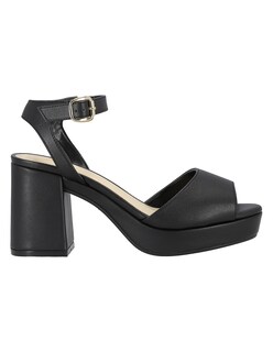 Foto 2 | Foto 2 | Sandalia De Tacón Casual Westies Negro Sintetico Para Mujer