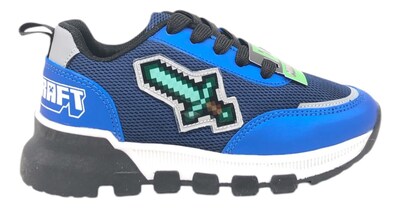Foto 1 | Foto 1 | Tenis Yuyin Mi4150 Minecraft Azul Para Niño