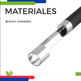 Foto 3 | Foto 3 | Descorazonador De Frutas De Acero Inoxidable Xtellar Modelo Plateado