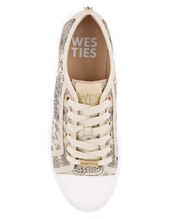 Foto 4 | Foto 4 | Tenis Casual Westies Beige Textil Para Mujer