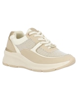 Tenis Casual Westies Beige Textil Para Mujer