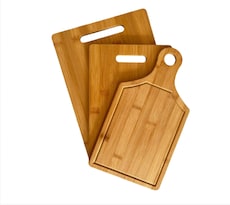3 Piezas De Tabla De Bambú Para Picar Alimentos Xtellar Modelo Café