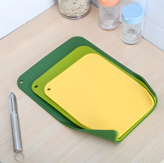 Foto 3 | Foto 3 | Set De 3 Tablas Para Cortar Picar Fruta Y Verdura Xtellar Modelo Verde