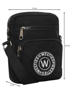 Foto 5 | Foto 5 | Bolsa Crossbody Westies Hbgongorawe Negro Textil Para Mujer