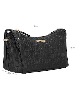Foto 5 | Foto 5 | Bolsa Crossbody Westies Hbtouyawe Negro Sintetico Para Mujer
