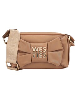 Foto 2 | Foto 2 | Bolsa Crossbody Westies Hbkiryuwe Café Textil Para Mujer