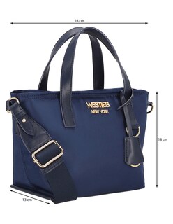 Foto 5 | Foto 5 | Bolsa Crossbody Westies Hbelevenwe Azul Textil Para Mujer