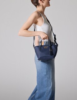 Foto 6 | Foto 6 | Bolsa Crossbody Westies Hbelevenwe Azul Textil Para Mujer