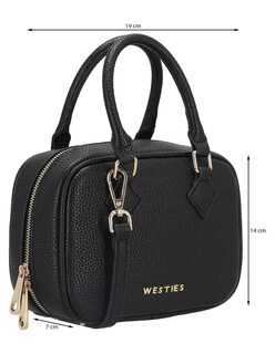 Foto 5 | Foto 5 | Bolsa Crossbody Westies Hbfaramarzwe Negro Sintetico Para Mujer