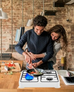 Foto 4 | Foto 4 | Parrilla De Gas 4 Quemadores Compacta Modelo Blanco