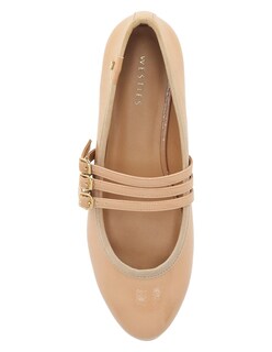 Foto 4 | Foto 4 | Balerina Casual Westies Beige Sintético Para Mujer
