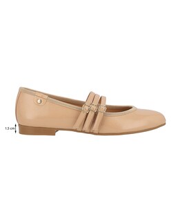 Foto 5 | Foto 5 | Balerina Casual Westies Beige Sintético Para Mujer
