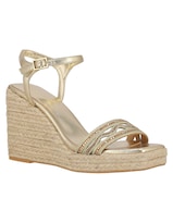 Alpargata Casual Westies Dorado Sintético Para Mujer