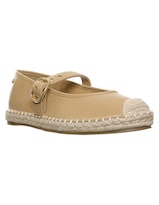 Alpargata Casual Westies Beige Sintetico Para Mujer